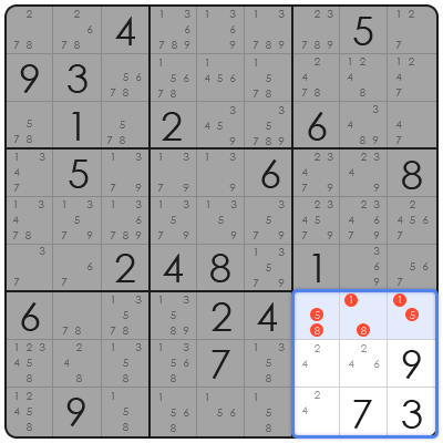 what is the 45 rule in sudoku